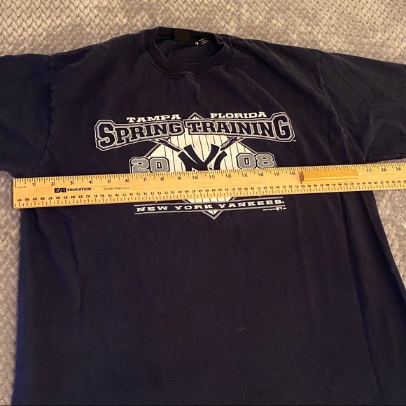 Authentic New York Yankees 2008 Spring Training Tampa FL Tee Sz L - Picture 7 of 10